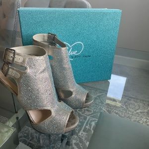 Betsy Johnson rhinestone heels